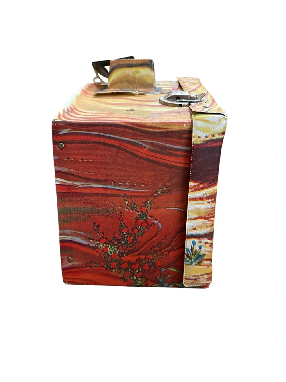 Vintage 1960s Trolls Carrying Case Play House with Doll Damaged Handle